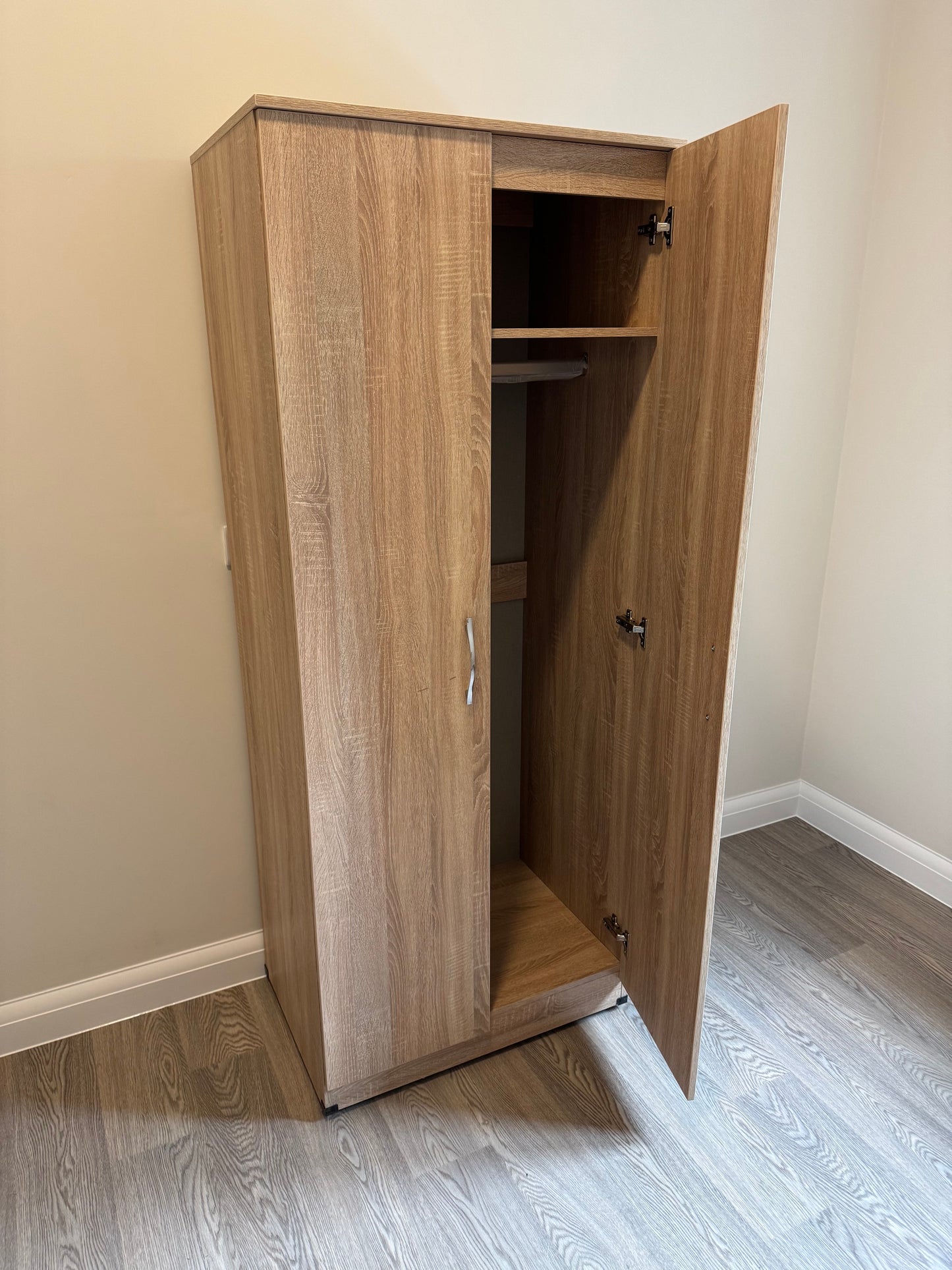 BA200- City 2 Door Plain Wardrobe