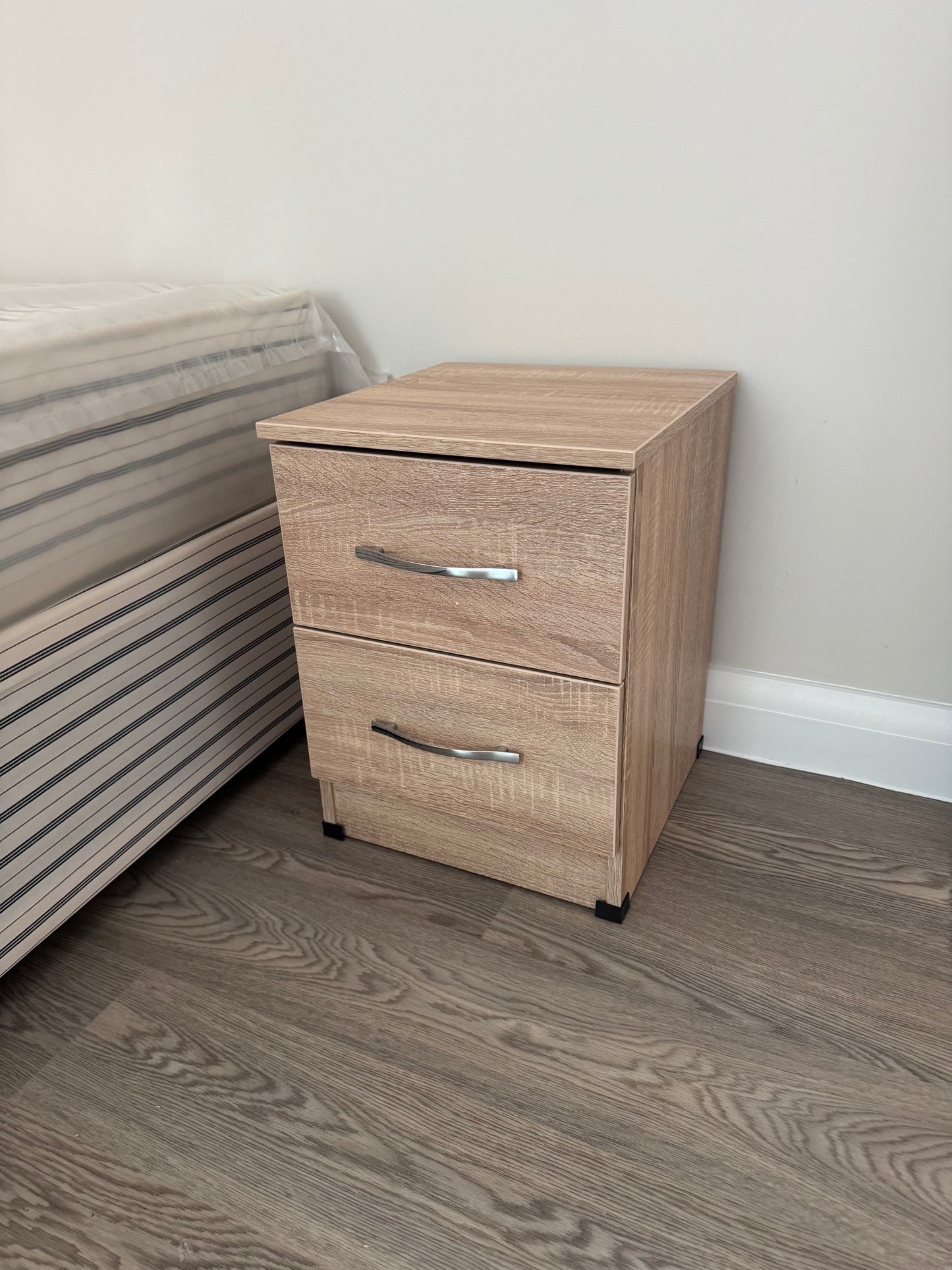 BA2BS- City Bedside Cabinet 2 Drawer