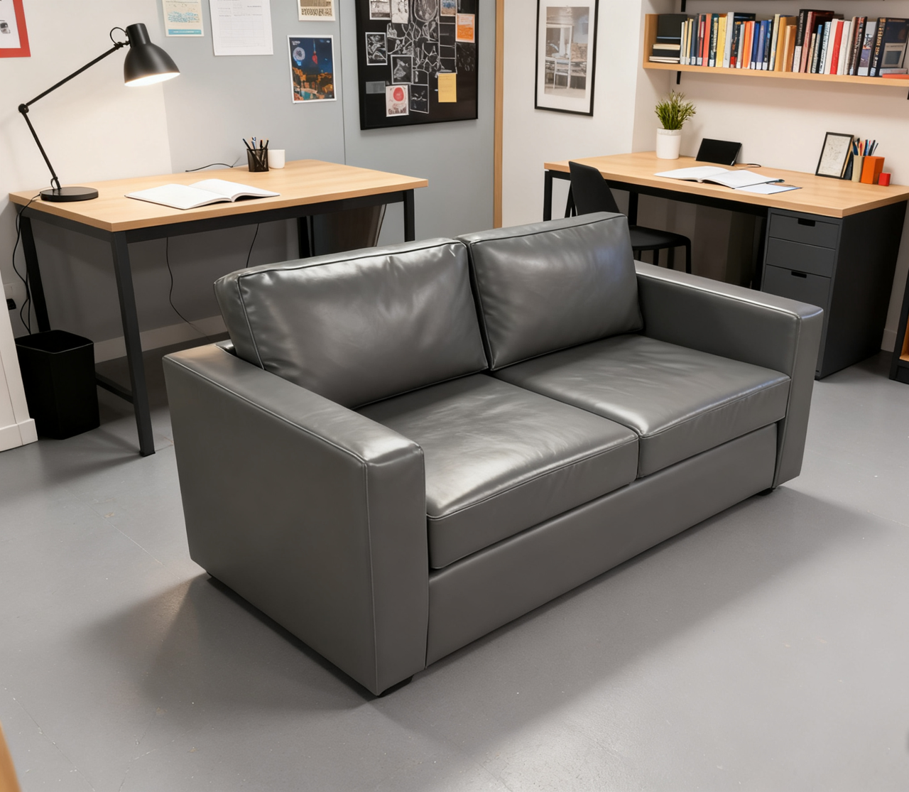 UPC002 - City 2 Seater Leather Sofa