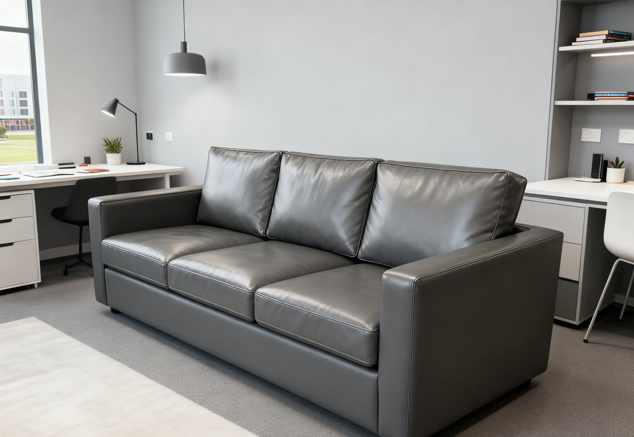 UPC003 - City 3 Seater Leather Sofa