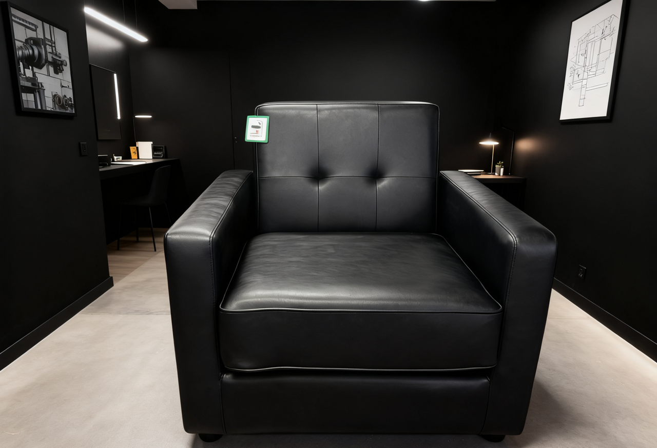 UPS001 - Studio Leather armchair
