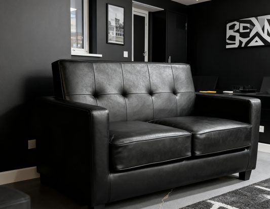 UPS003 - Studio 3 Seater Leather Sofa