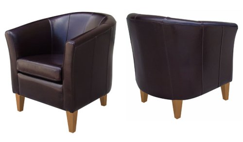 UPTB01 - Club Leather Tub Chair